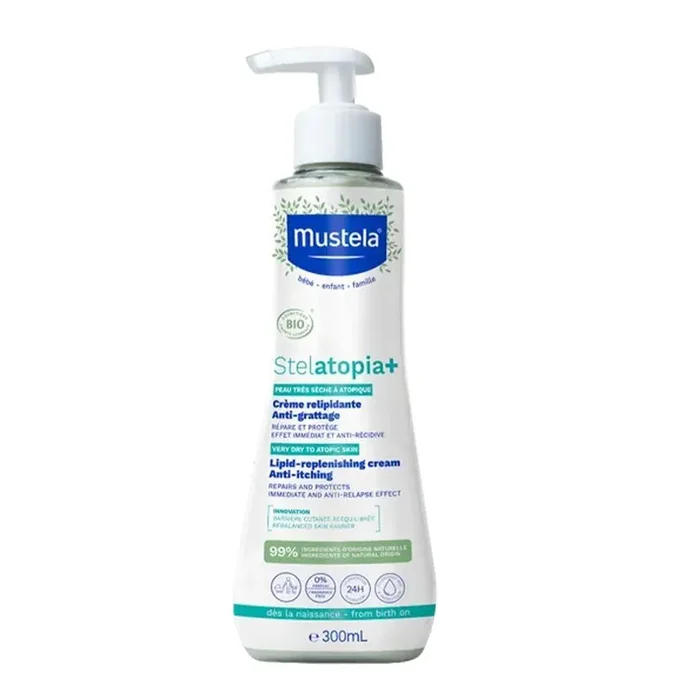 Crème Relipidante Anti-Grattage 300ml Stelatopia Mustela