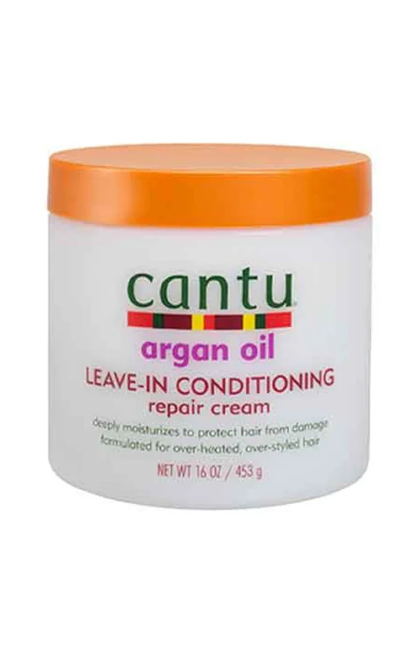 Crème réparatrice sans rinçage – Huile d’argan – Cheveux – 453 g