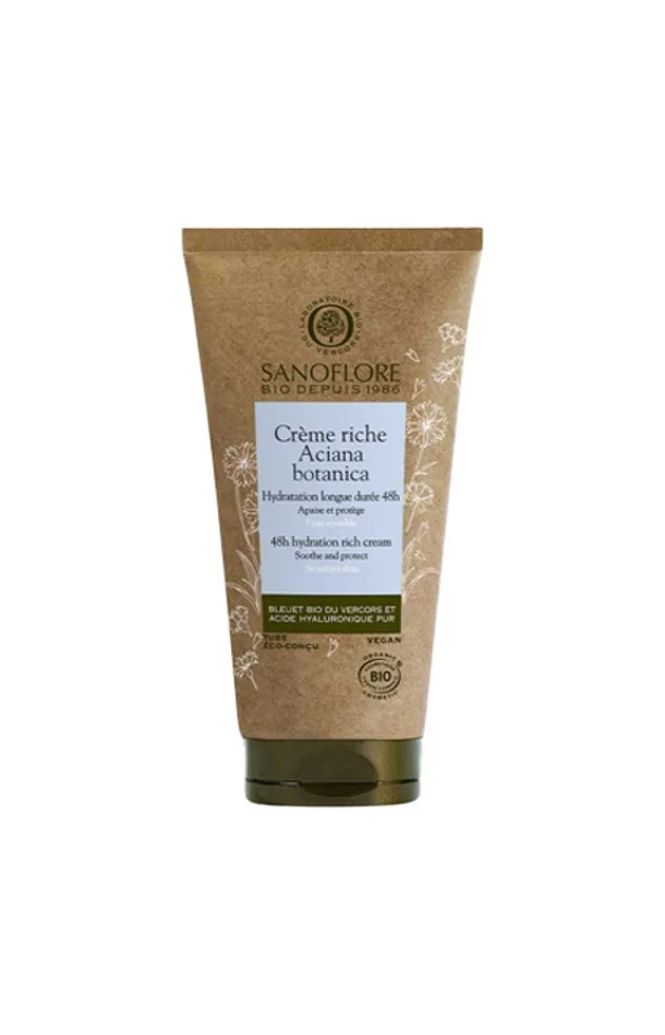 Crème riche bio – Aciana Botanica – Peaux sensibles – 50 ml
