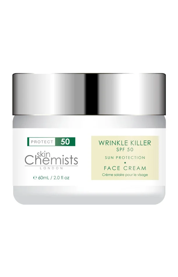 Crème solaire anti-âge SPF 50 – Huile d’amande douce – Visage – 60 ml