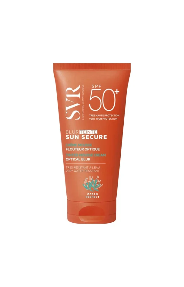 Crème solaire SPF 50 teintée – Sun Secure Blur – Peaux sensibles – 50 ml
