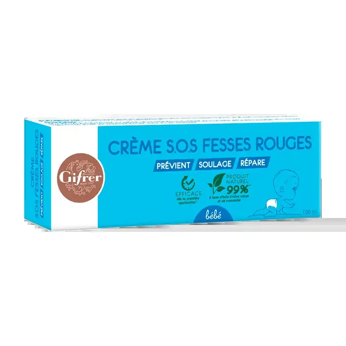 CREME SOS FESSES ROUGES BÉBÉ 100ML GIFRER