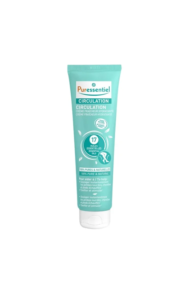 Crème tonifiante spécial circulation – 17 huiles essentielles – 100 ml