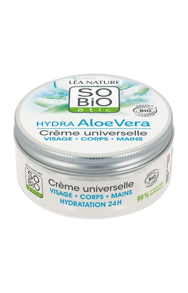 Crème universelle bio – Aloe vera – visage & corps – 200 ml