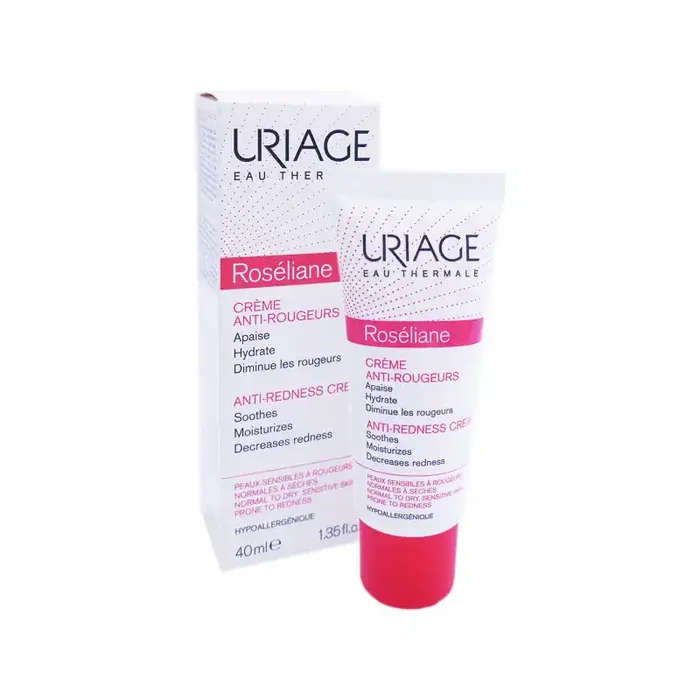 CREME VISAGE ANTI ROUGEUR ROSELIANE URIAGE TUBE 40 ML