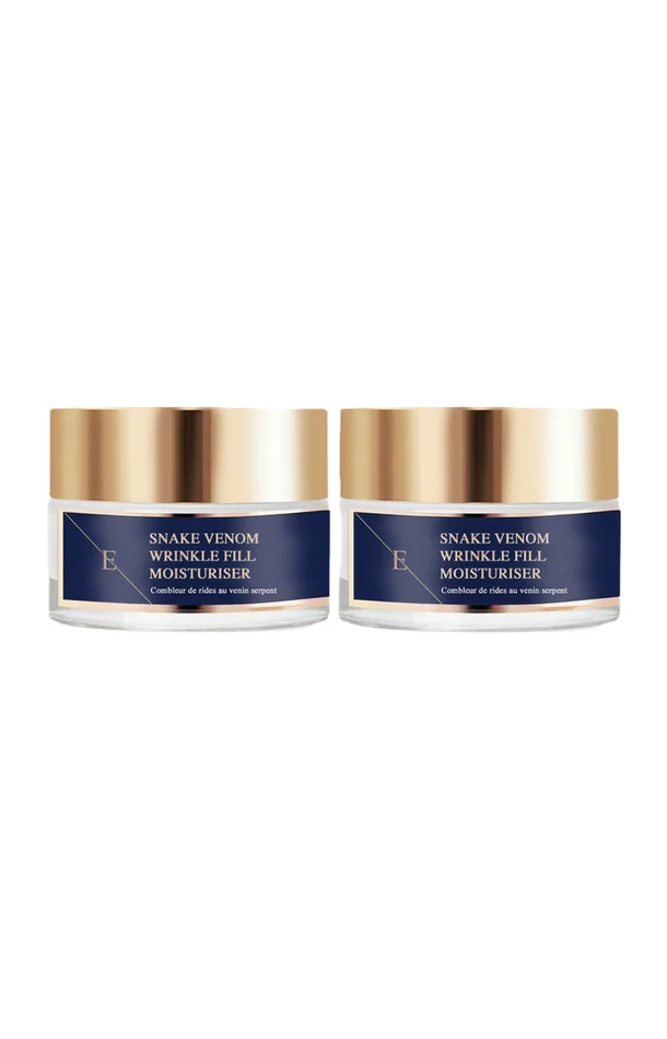 Crèmes anti-rides – Peptides, acide hyaluronique & vitamine E – Visage – 2 x