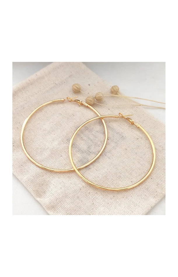 Créoles – Big Hoop – Laiton plaqué or