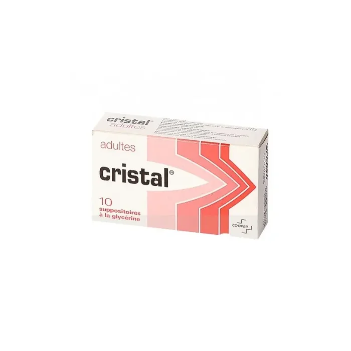 Cristal Suppositoire adulte 10 suppositoires
