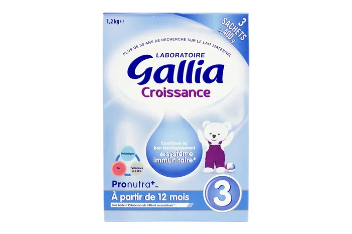 Croissance 3 lait 12 mois+ 3x400g