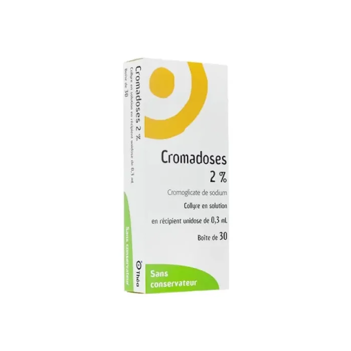 Cromadoses 2 % collyre en solution 30 unidoses de 0,3ml