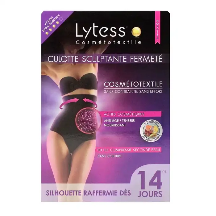 Culotte sculptante fermeté noir XXL 48/52