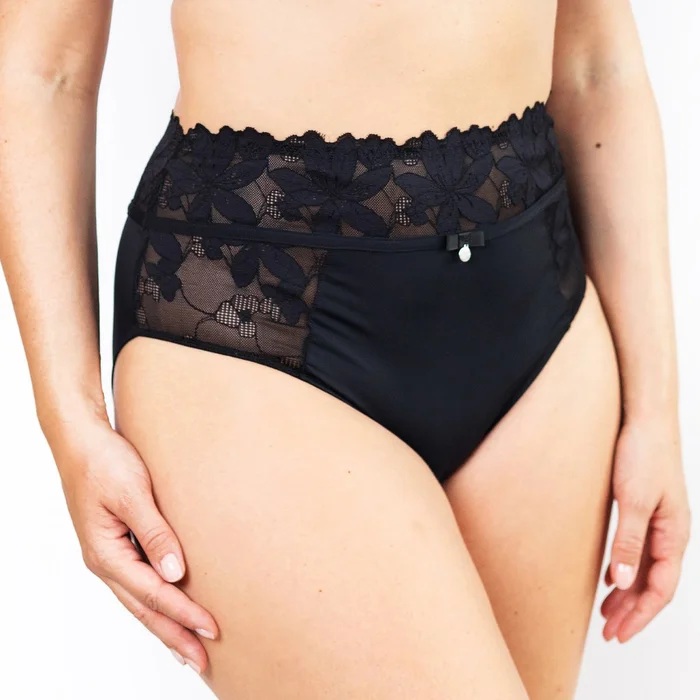 Culotte taille haute – Assia – Noir