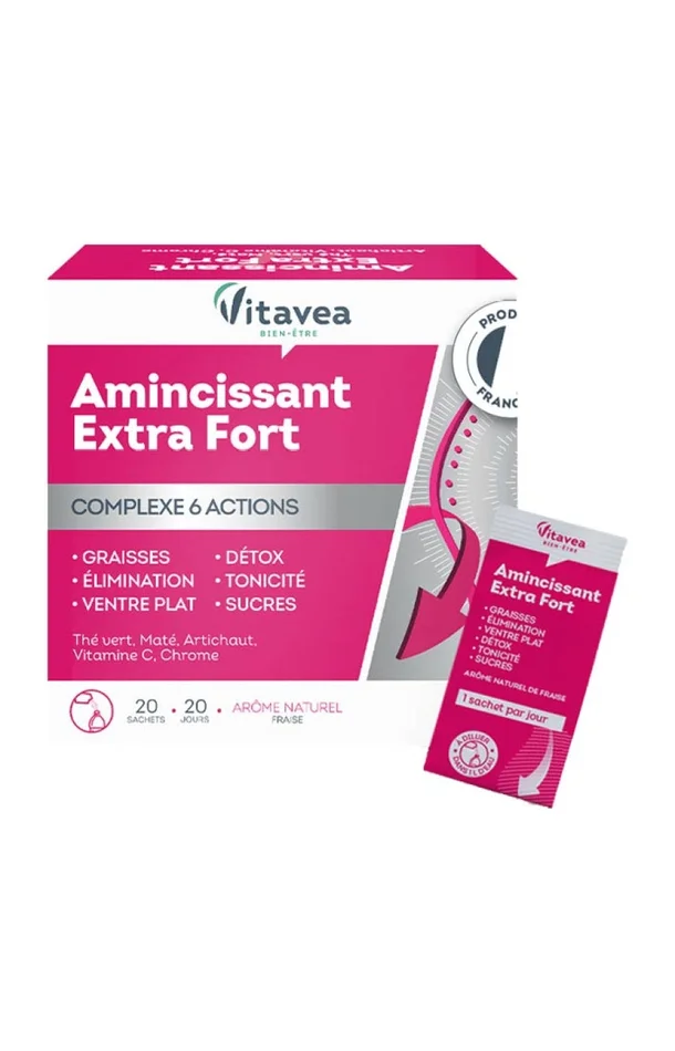 Cure amincissante – Extra Fort – Fraise – 20 jours