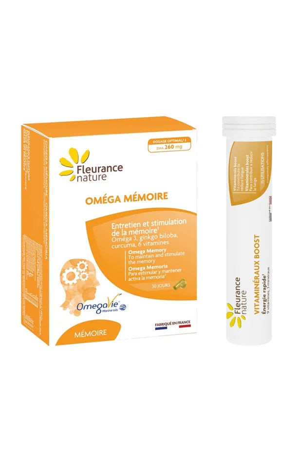 Cure mémoire & vitalité – Oméga 3 & vitamines