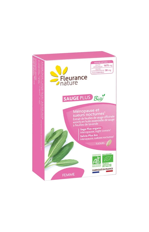 Cure ménopause bio – Sauge – 15 jours