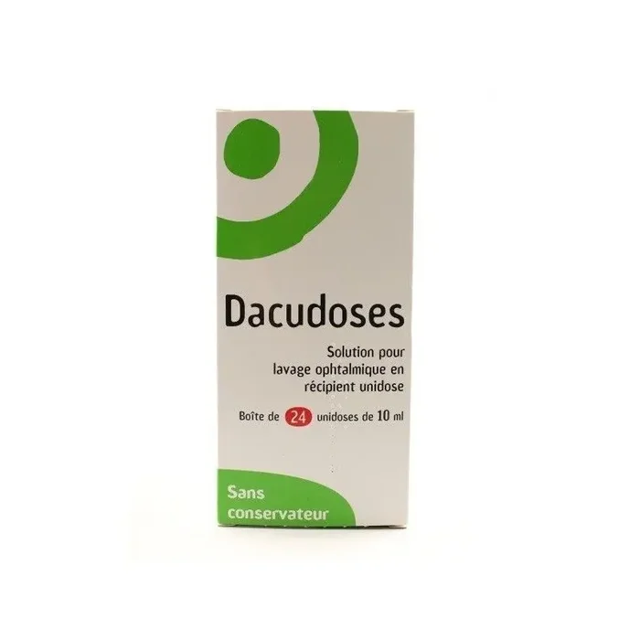 Dacudoses solution pour lavage ophtalmologique 24 doses