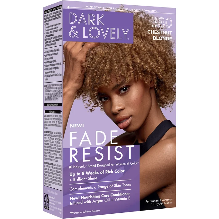 DARK & LOVELY ≡ Coloration Blond Châtaigne N°380