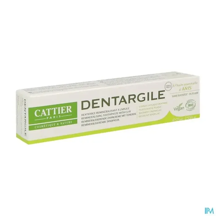Dentargile dentifrice huile essentielle anis bio 75ml