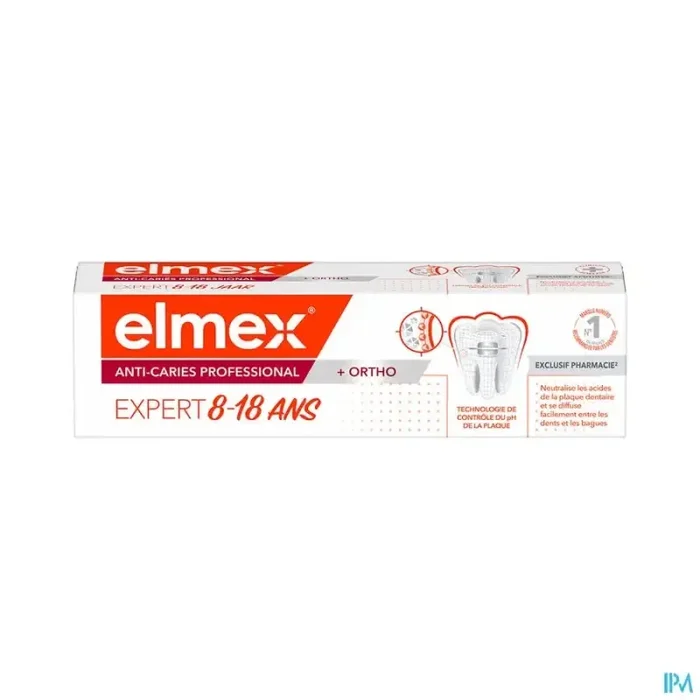 Dentifrice elmex® anti-caries professional™ junior 6-12 tube 75ml