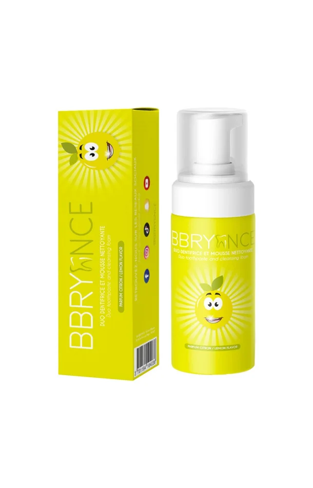 Dentifrice mousse blancheur – Citron – 50 ml