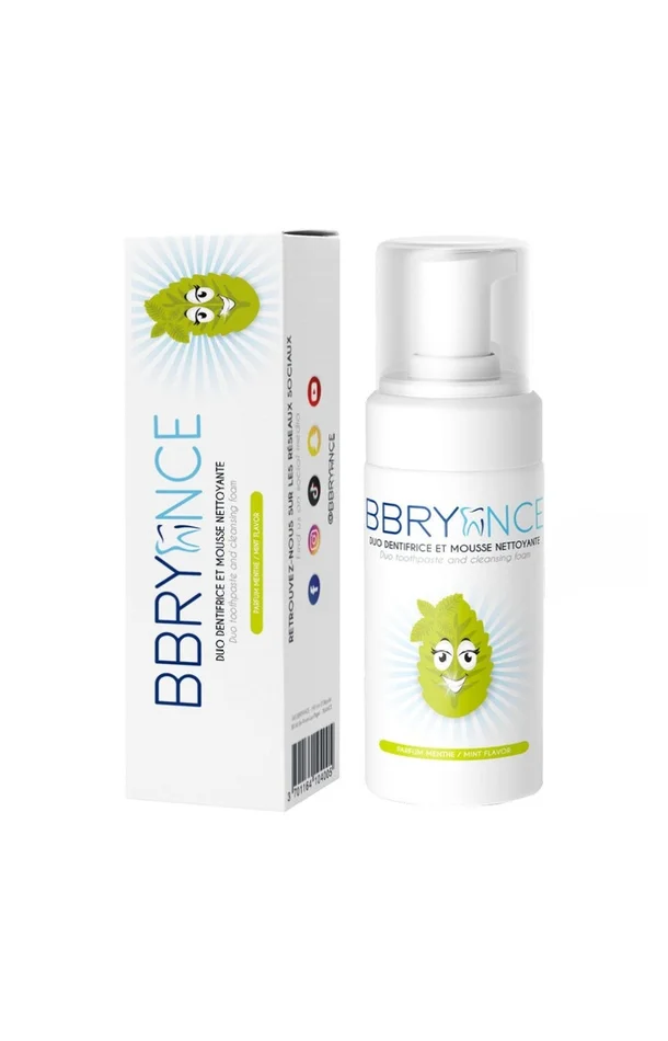 Dentifrice mousse blancheur – Menthe – 50 ml