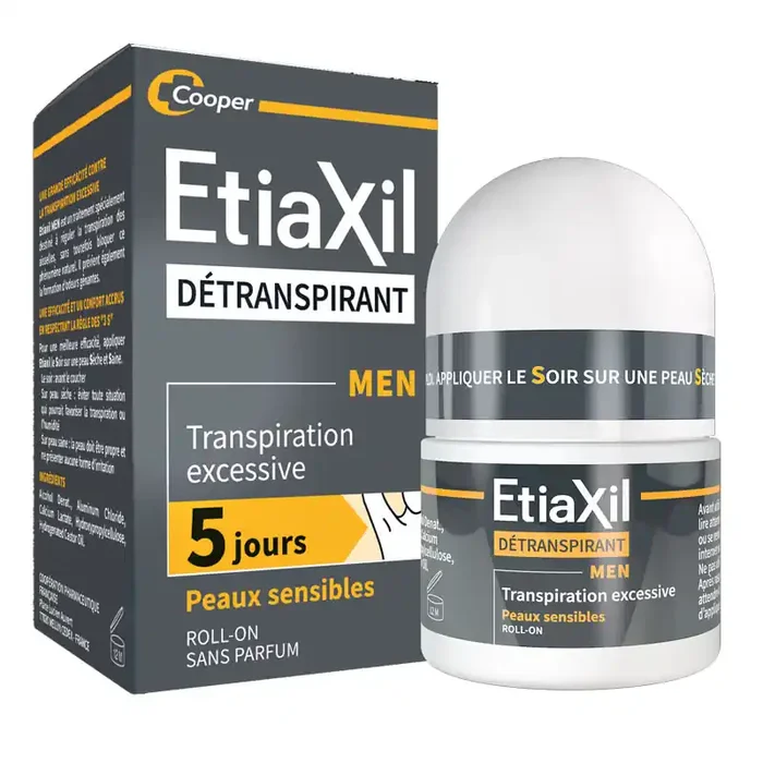 DEODORANT DÉTRANSPIRANT Roll on de 15ML ETIAXIL MEN