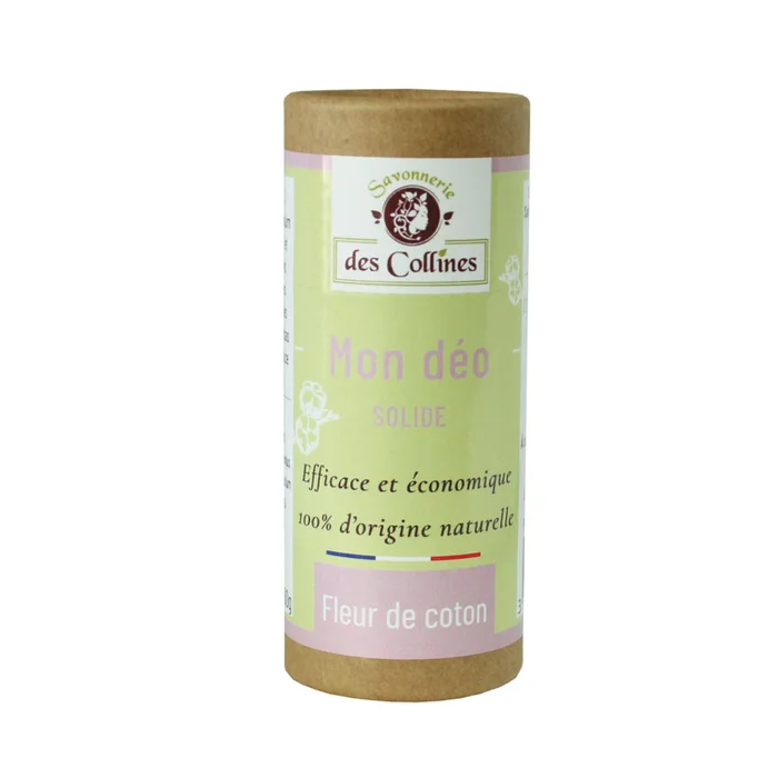 Déodorant naturel solide – Parfum fleur de coton
