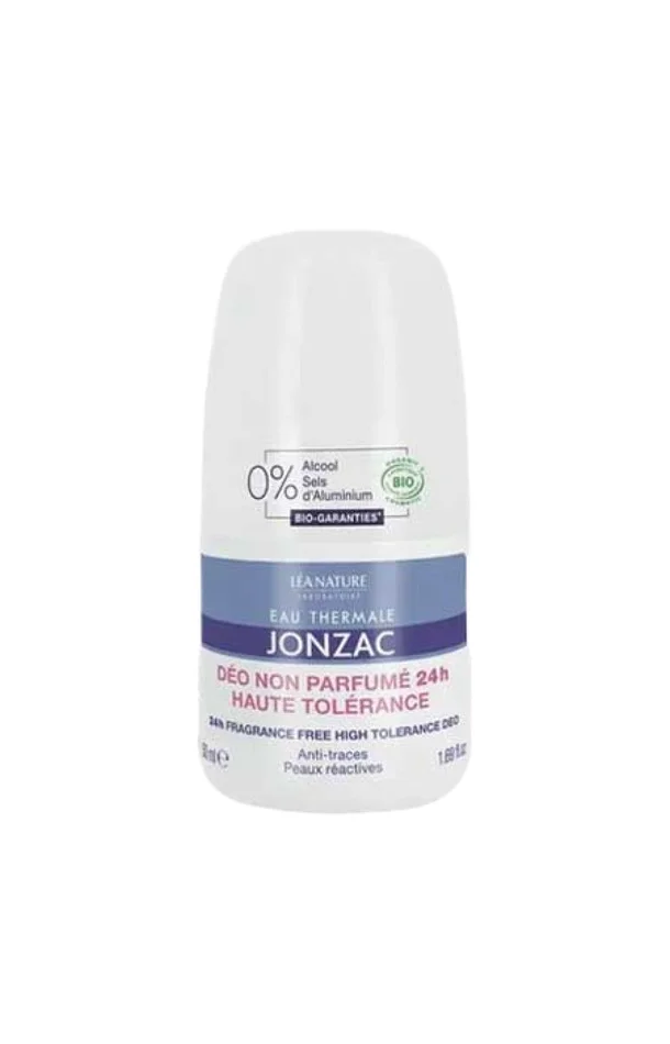 Déodorant roll-on bio 24h haute tolérance non parfumé – Corps – 50 ml