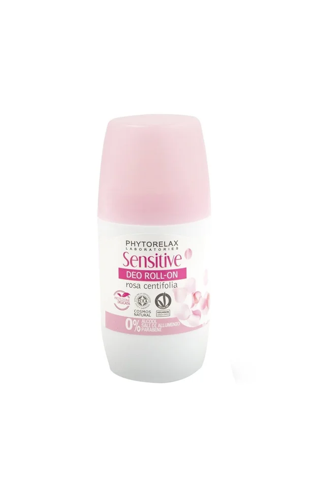 Déodorant roll-on sans alcool – Rose de mai – 50 ml