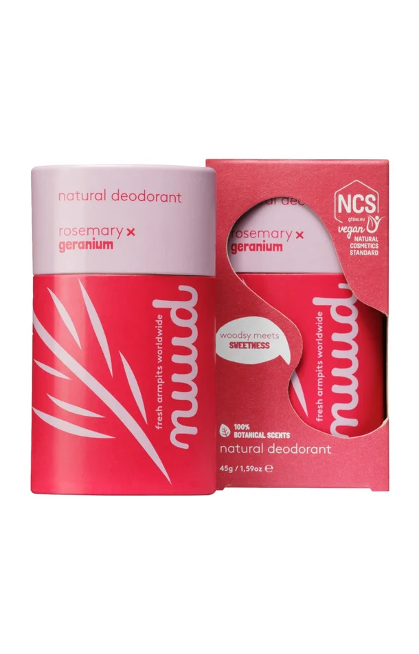 Déodorant stick naturel – Romarin & Géranium – 45 g