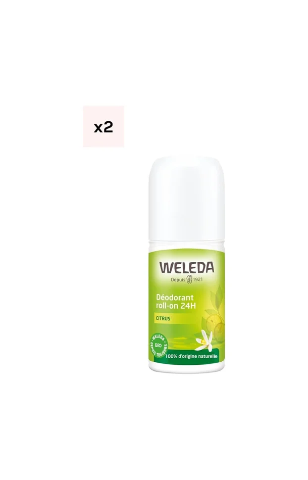 Déodorants roll-on 24h – Citrus – 2 x 50 ml