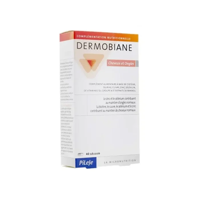 DERMOBIANE CHEVEUX et ONGLES 40 GELULES PILEJE