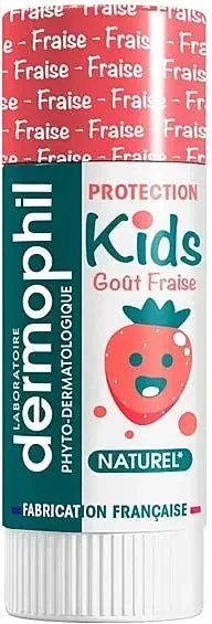 Dermophil Stick soin des lèvres enfant 4g- parfum fraise