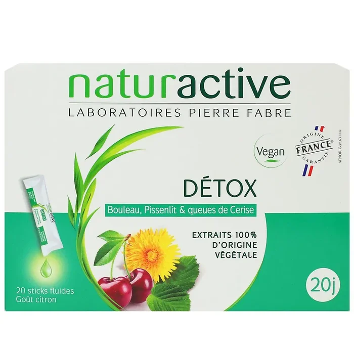 Detox bouleau pissenlit queues de cerise sticks 20x10ml