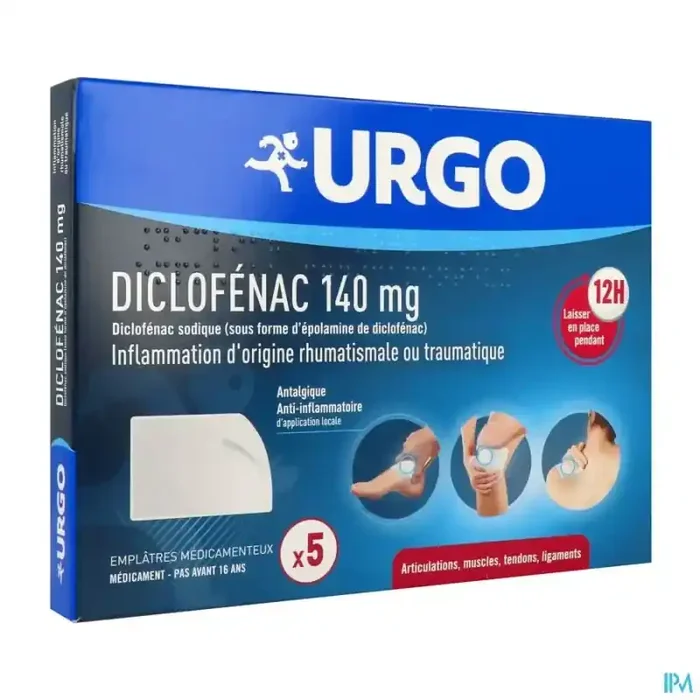 Diclofenac urgo 140mg emplatre medicamenteux 5