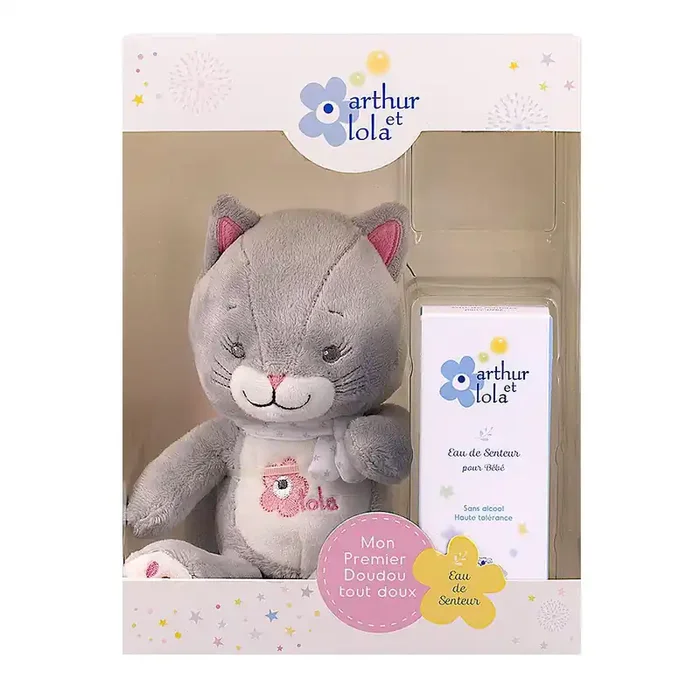 Doudou tout doux & Eau de senteur 50ml Coffret bleu