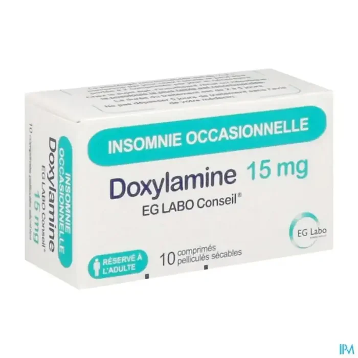 Doxylamine eg labo conseil 15mg comprimé sécable 10