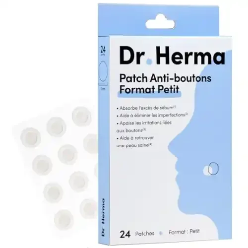 DR.HERMA Patch Anti Boutons Format Petit – 24 Patchs
