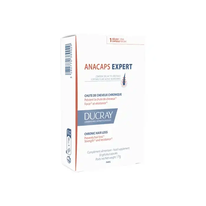 Ducray Anacaps Expert chute de cheveux chronique 30 gelules