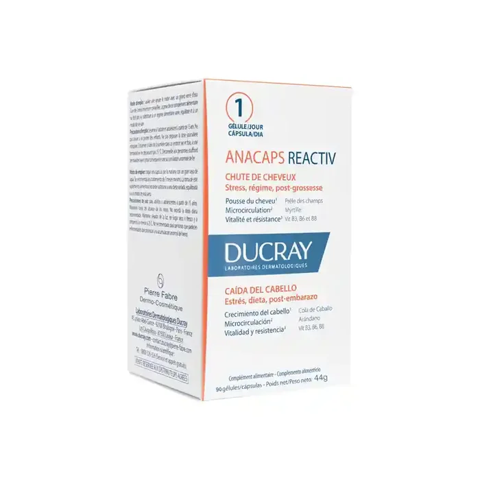 Ducray Anacaps Reactiv chute cheveux 90 gelules