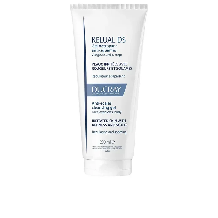 Ducray KELUAL DS gel detergente viso per pelle irritata