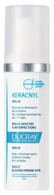 Ducray Keracnyl Sérum Anti-Imperfections et Anti-Âge – Peaux Adultes à Imperfections 30 ml