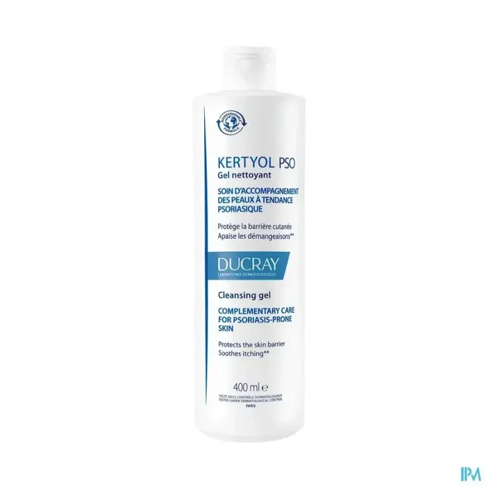 Ducray kertyol pso gel nettoyant surgras 400ml
