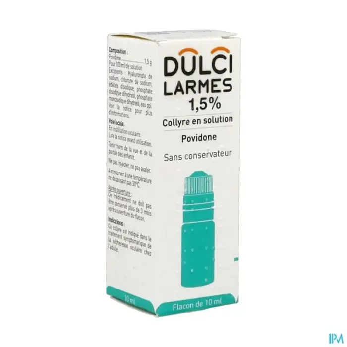 Dulcilarmes 1.5% collyre solution 10ml