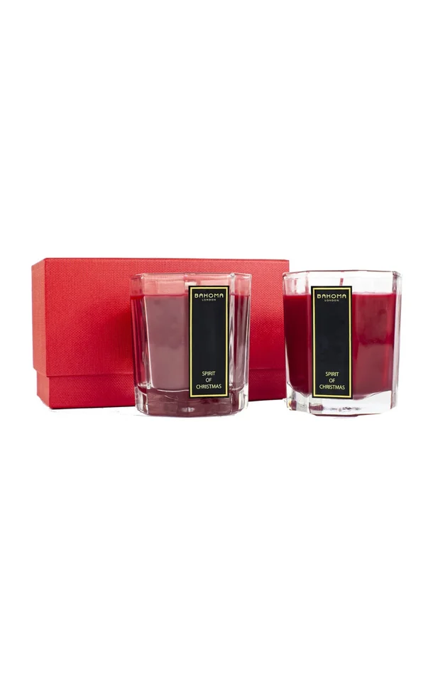 Duo de bougies parfumées – Spirit of christmas – Cassis & ambre – 2 x 160 g