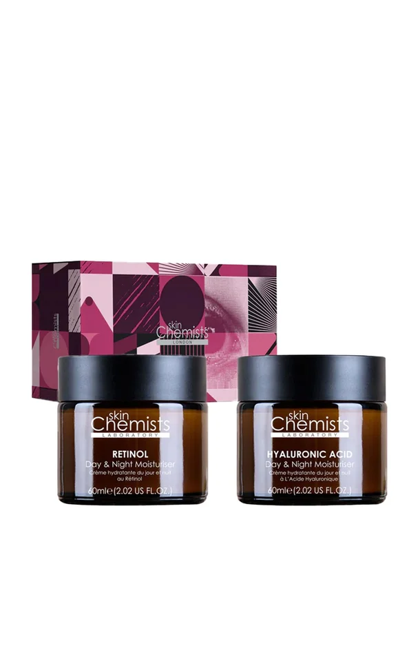 Duo hydratant anti-âge – Retinol & Acide hyaluronique – 2 x 50 ml