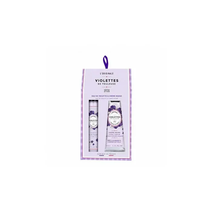 DUO L‘ORIGINALE VIOLETTE DE TOULOUSE EAU DE TOILETTE 30ML ET CREME MAINS 30MLBERDOUES