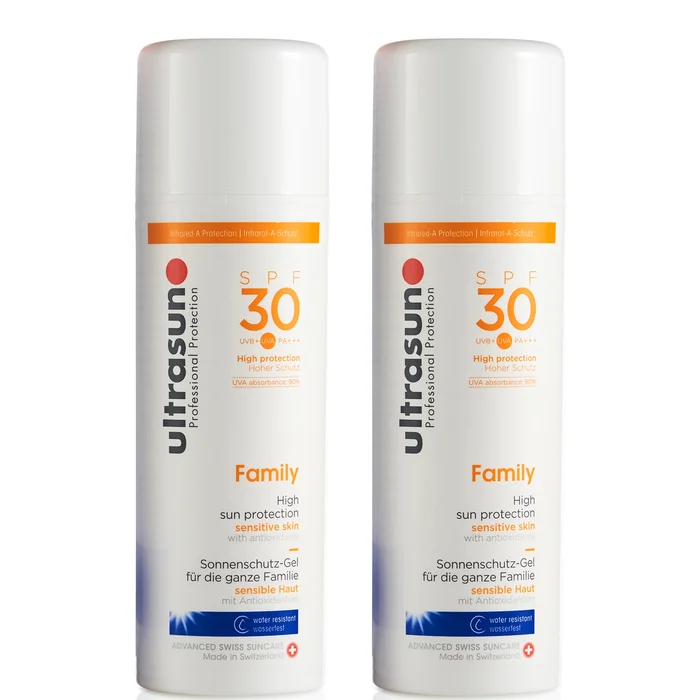Duo Ultrasun Famille SPF 30 – Super Sensible (2 x 150 ml)