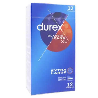Durex CLASSIC JEANS XL 12 PRESERVATIFS