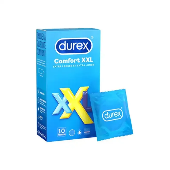 Durex Comfort XXL 10 preservatifs